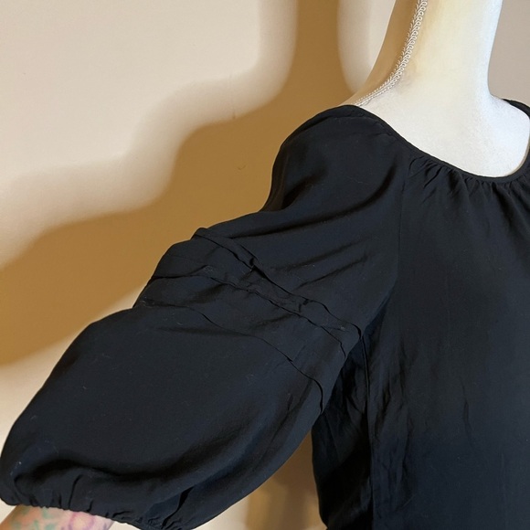 ⭐️3 For $25 LOFT Black Blouse - Picture 5 of 7
